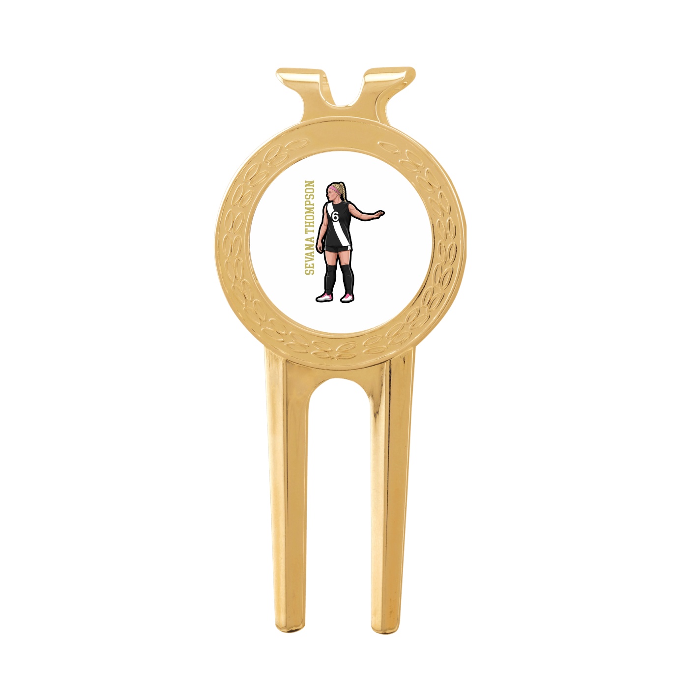 Divot Tool with Ball Marker — Name Vertical in Classic