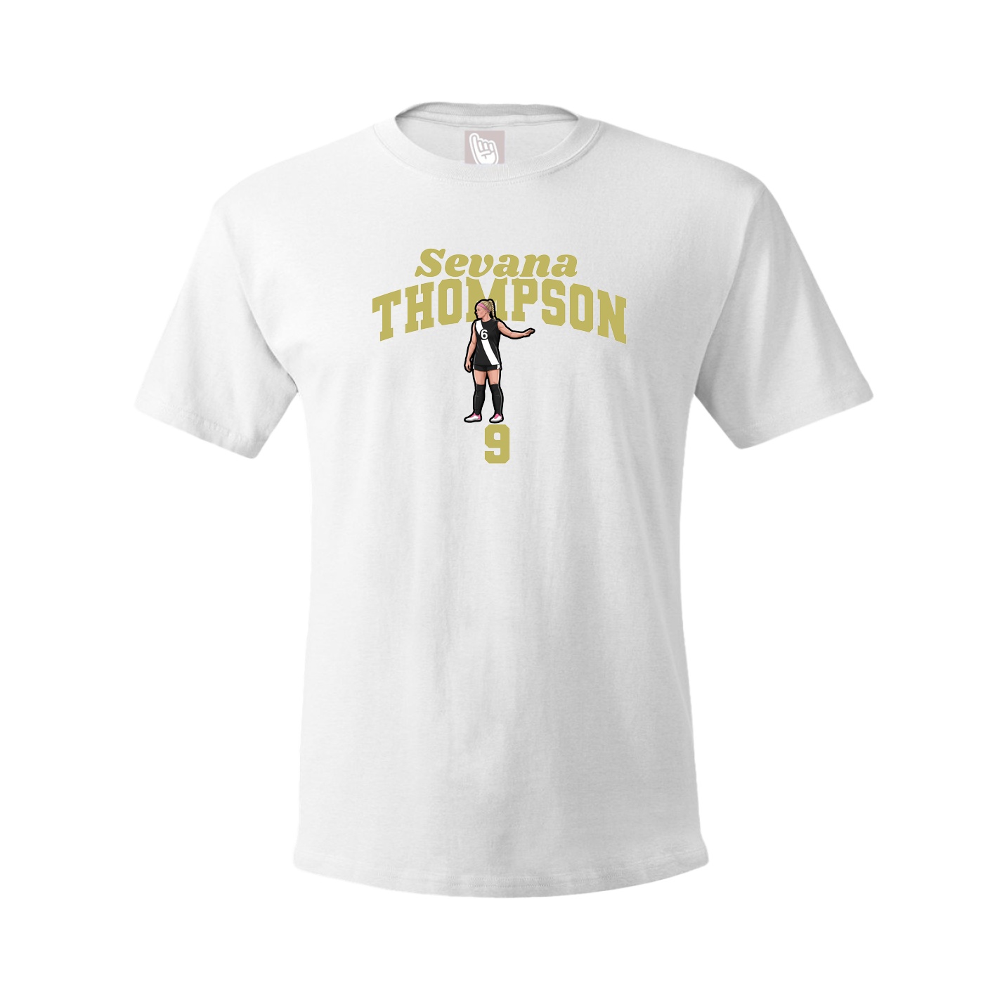 Youth Tee — Signature Arch in White