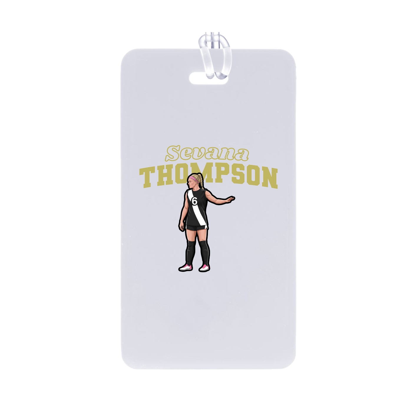Bag Tag — Name Arch in Classic
