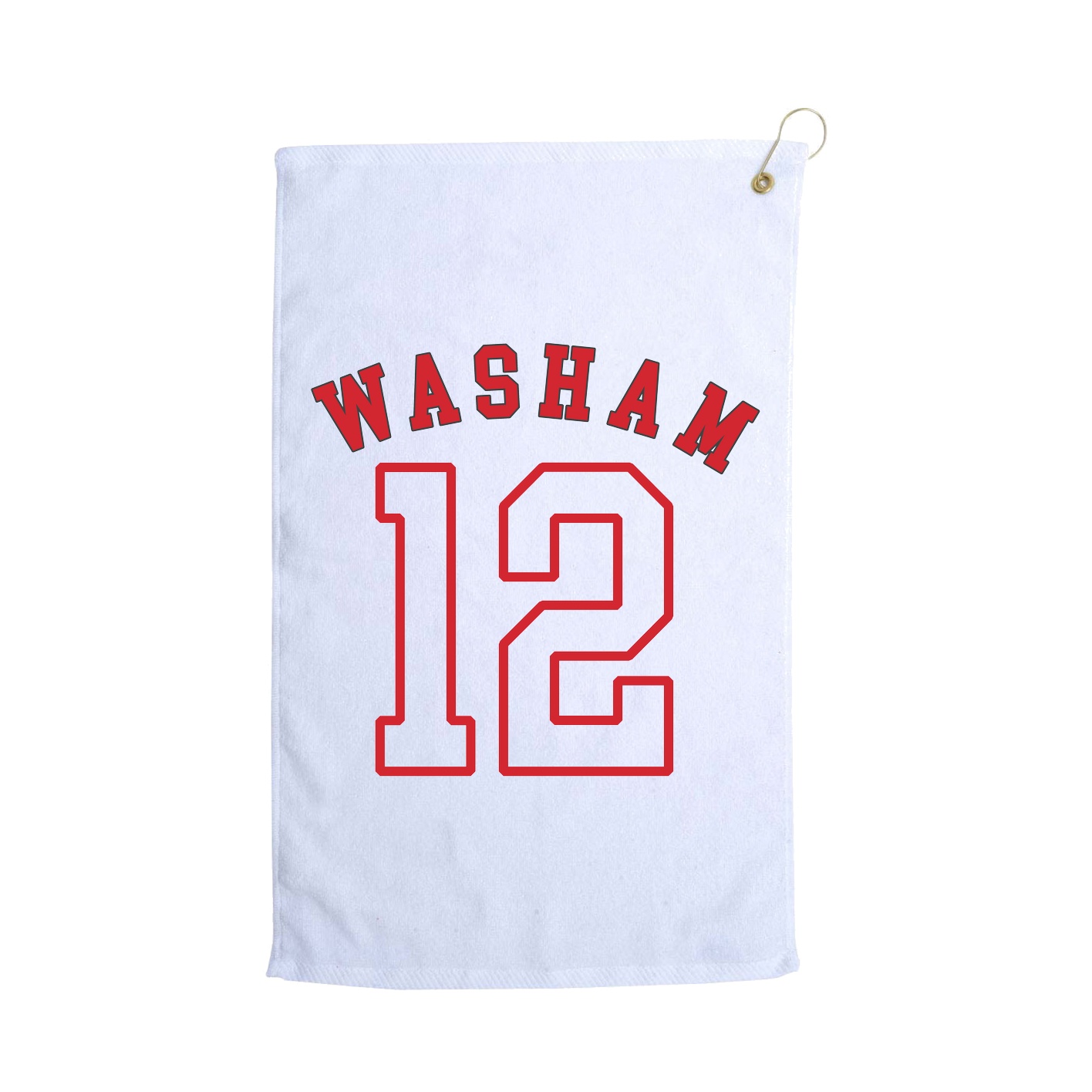 Golf Towel — Shirsey Arch in White