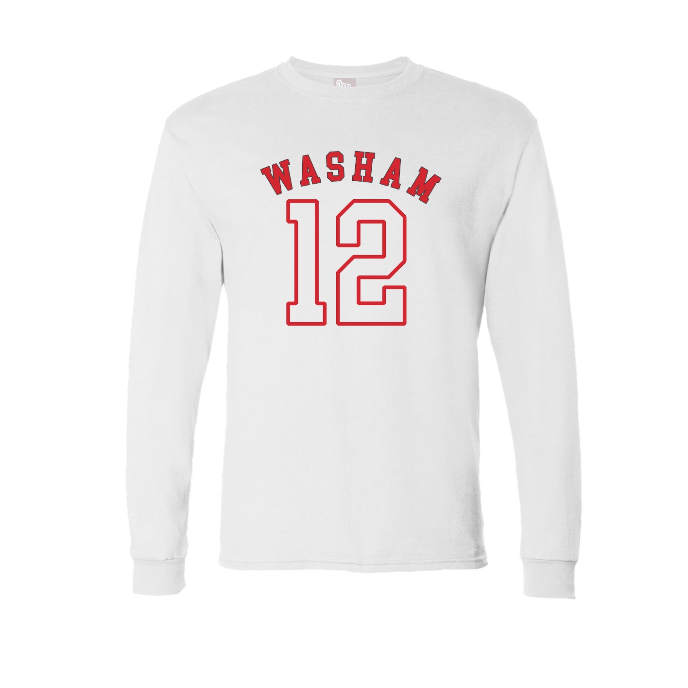 Long Sleeve Tee — Shirsey Arch in White