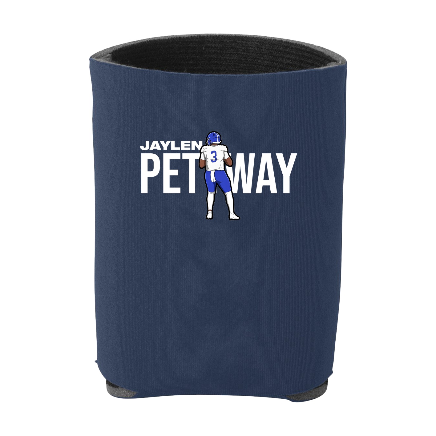 Can Holder — Player Name in Navy