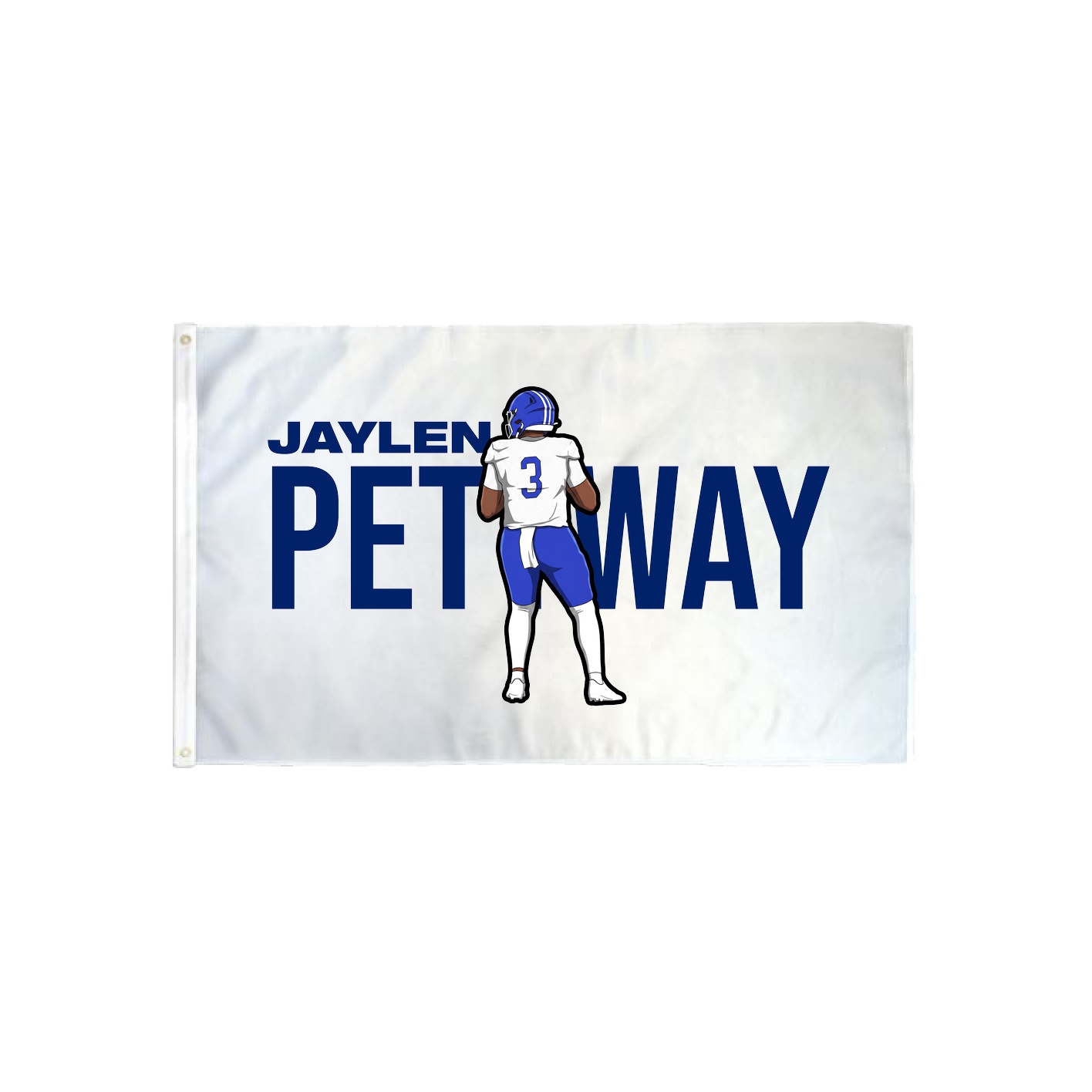 3x5 Flag — Player Name in Classic