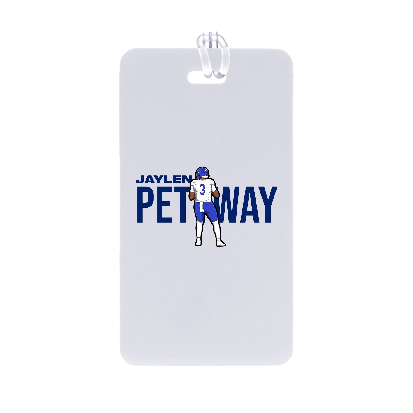 Bag Tag — Player Name in Classic