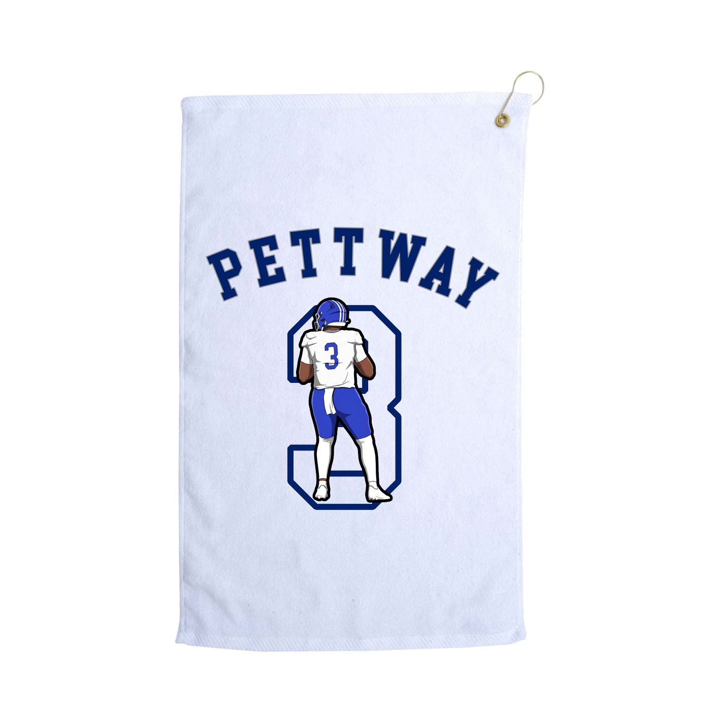 Golf Towel — Shirsey Arch in White