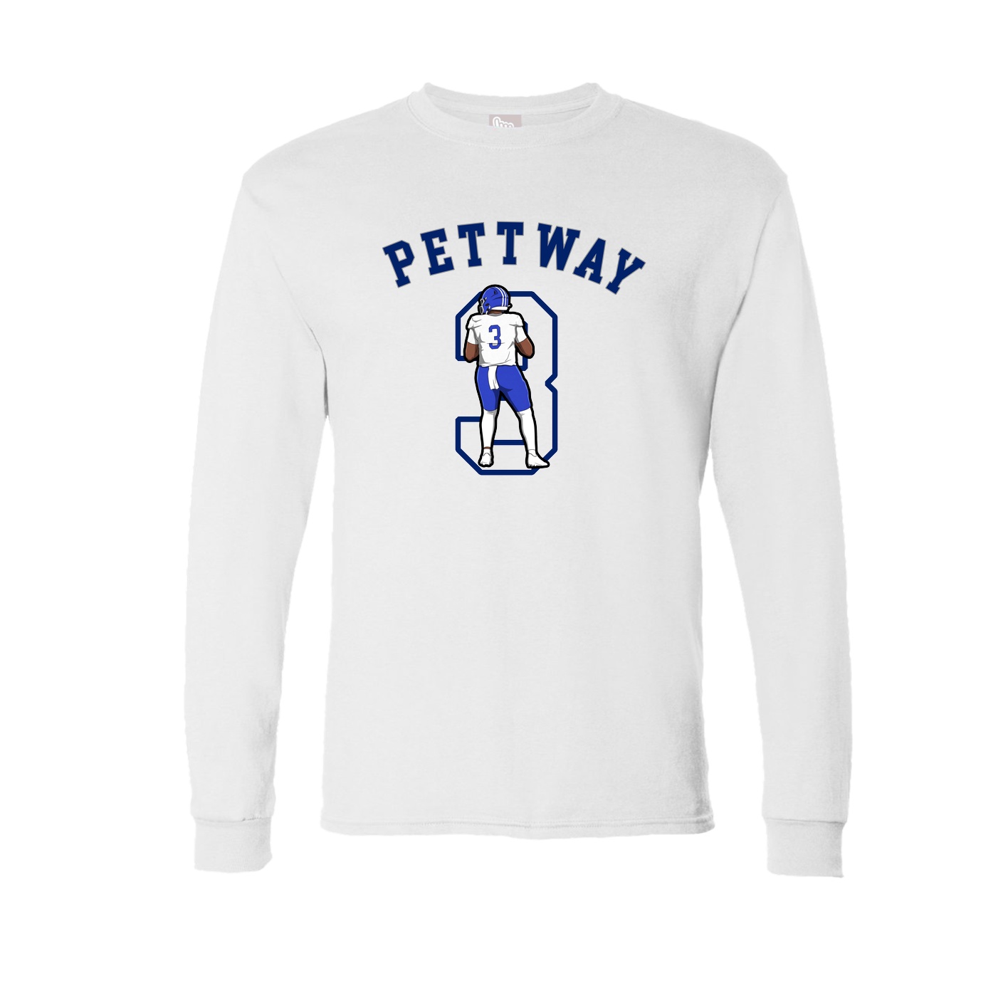 Long Sleeve Tee — Shirsey Arch in White