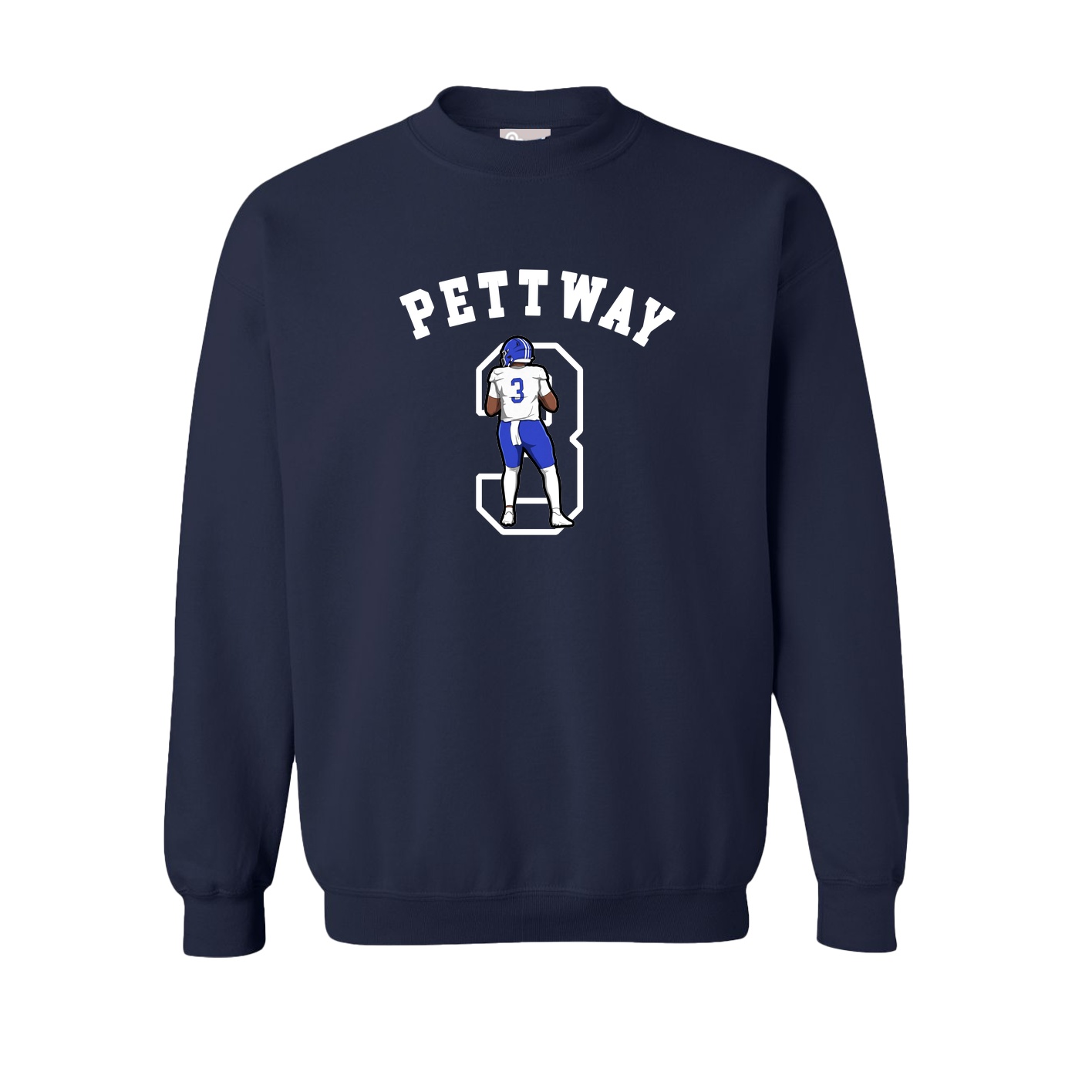 Fleece Crew — Shirsey Arch in Navy