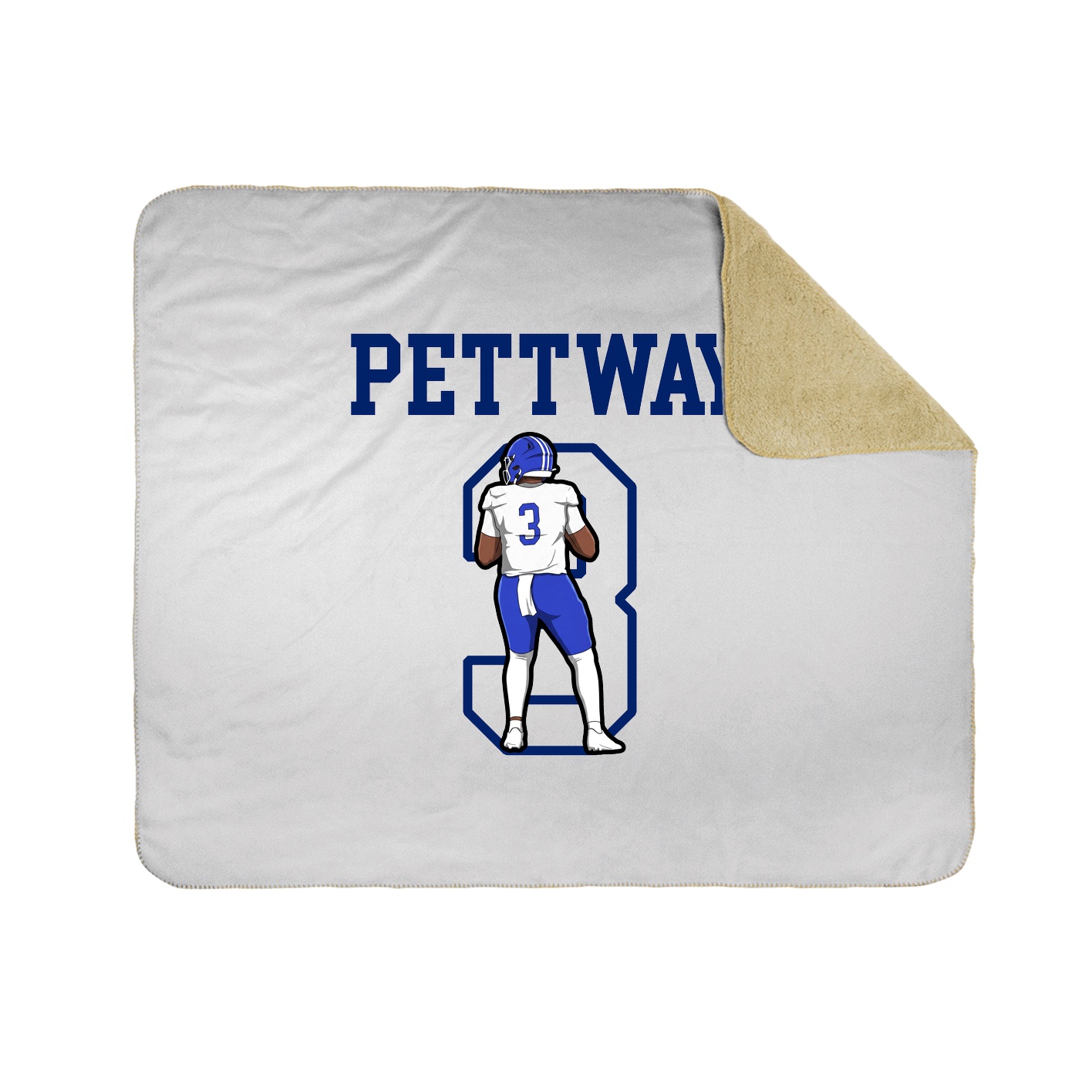 Throw Blanket — Shirsey in White