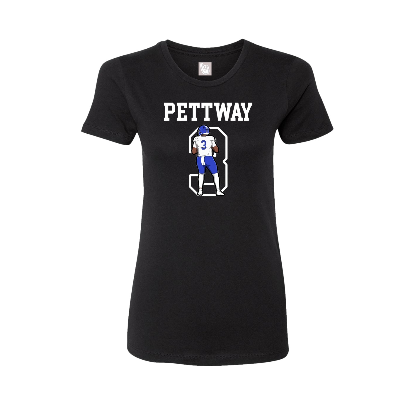 Fitted Women's Tee — Shirsey in Black