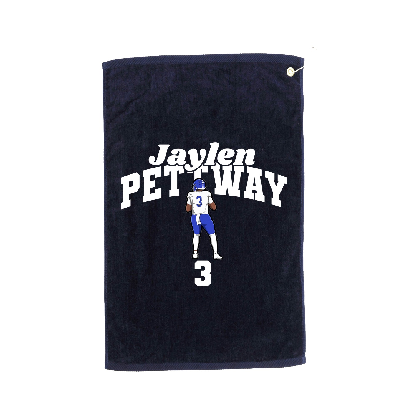 Golf Towel — Signature Arch in Navy