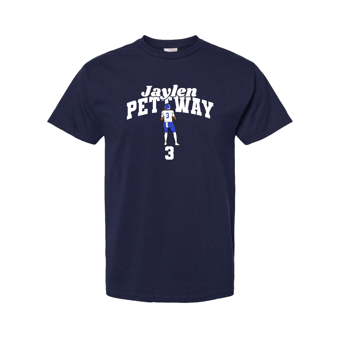 Youth Tee — Signature Arch in Navy