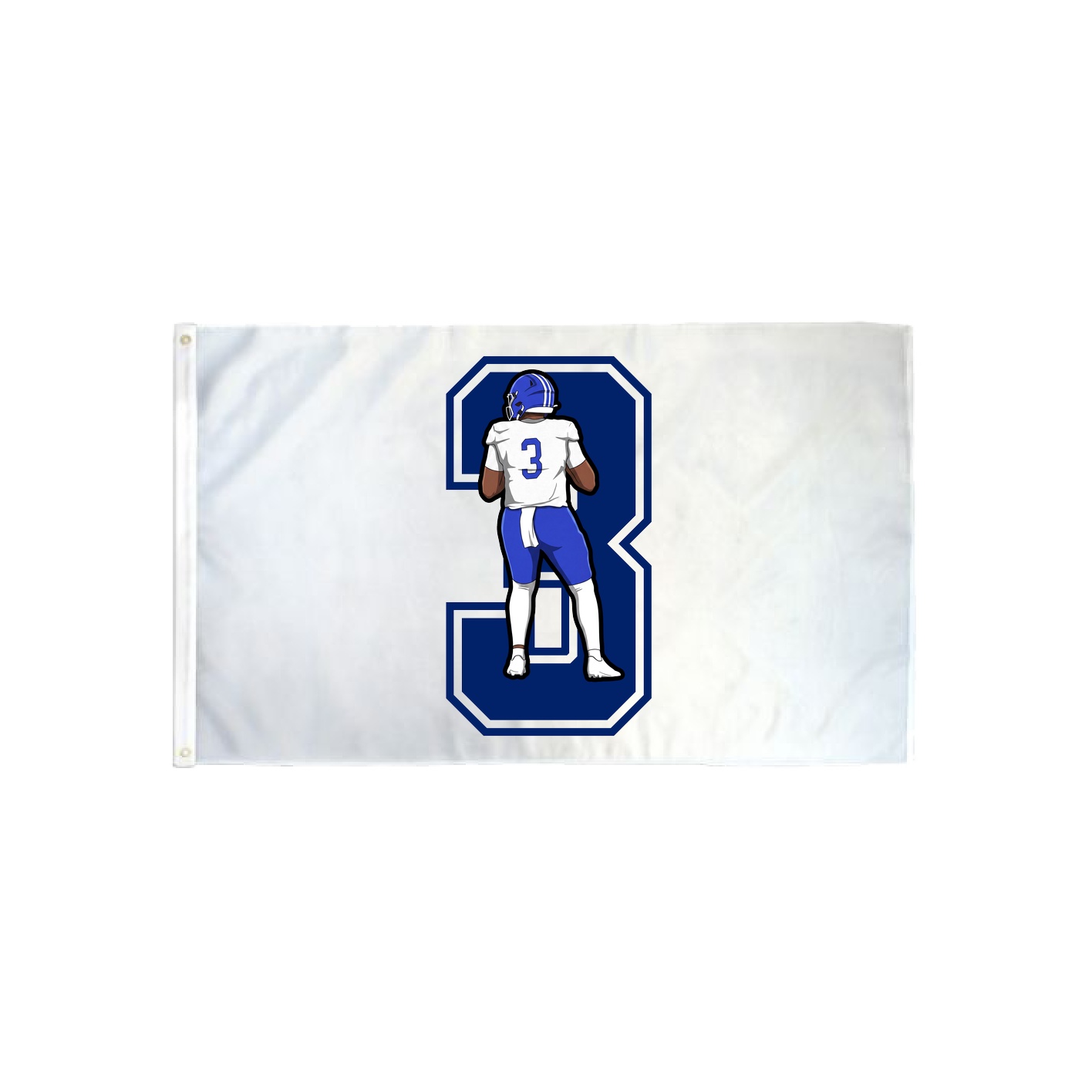 3x5 Flag — Number in Classic