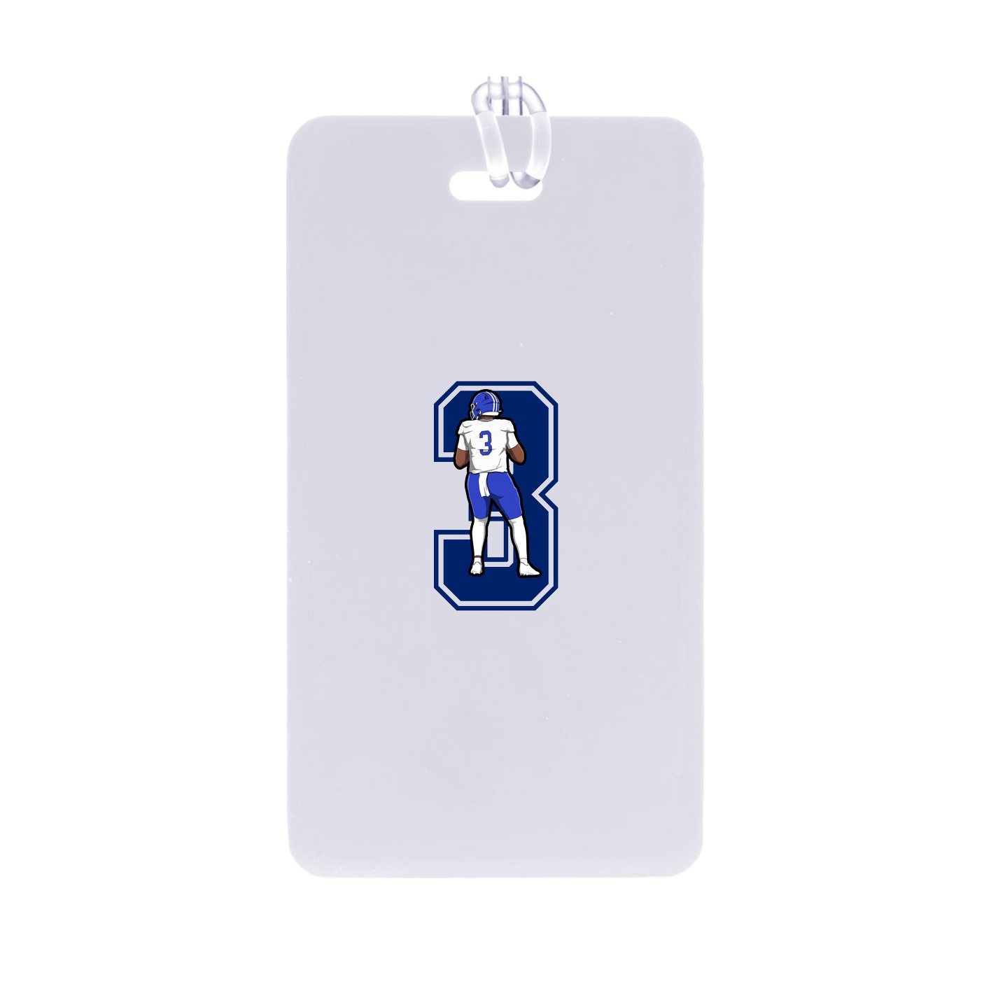 Bag Tag — Number in Classic