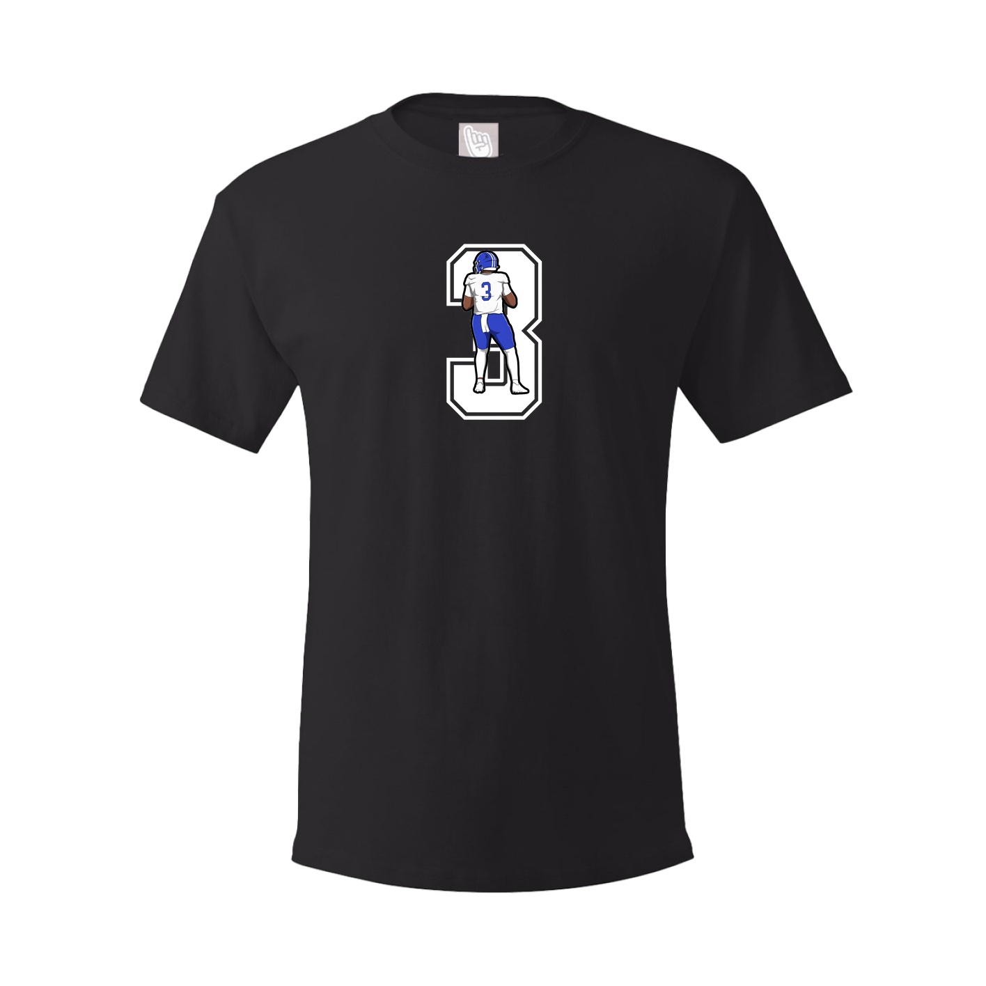 Youth Tee — Number in Black