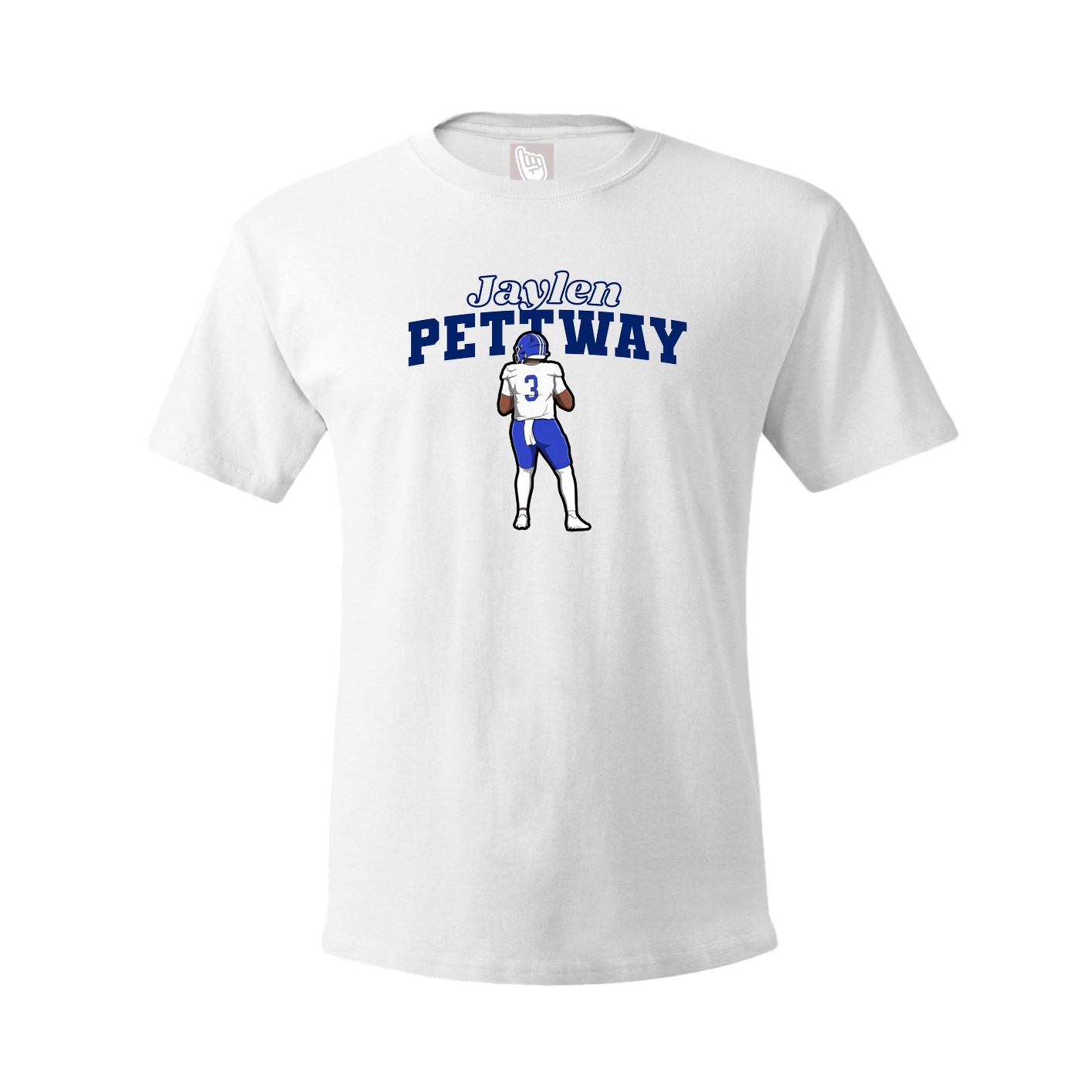 Tee — Name Arch in White