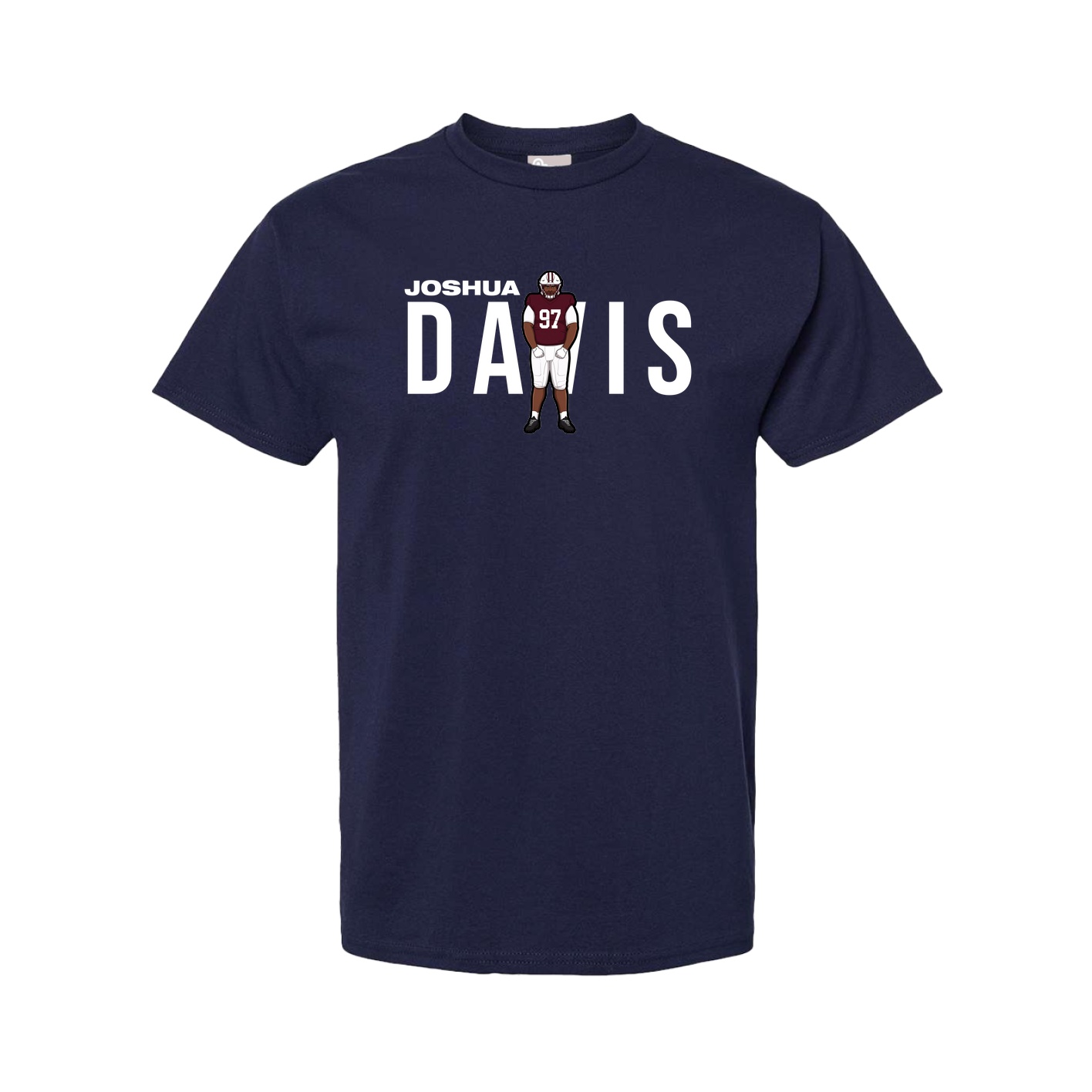 Tee — Player Name in Navy