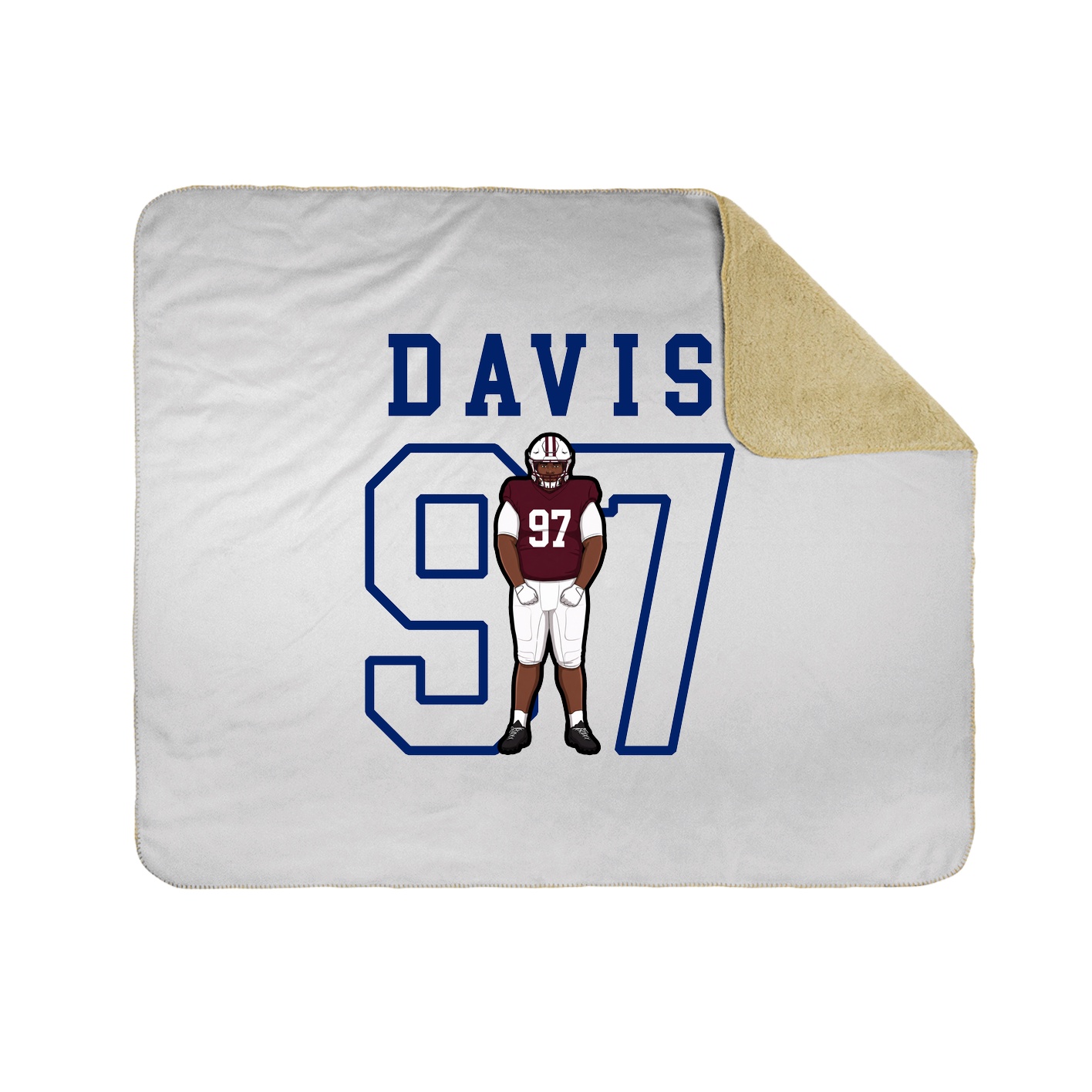 Throw Blanket — Shirsey in White