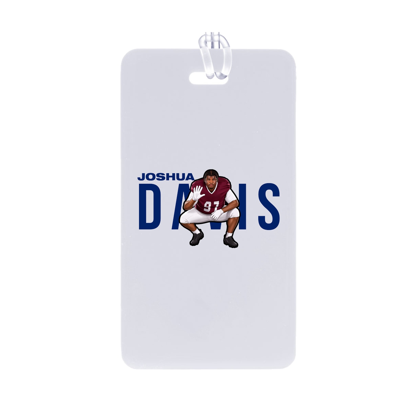 Bag Tag — Player Name in Classic