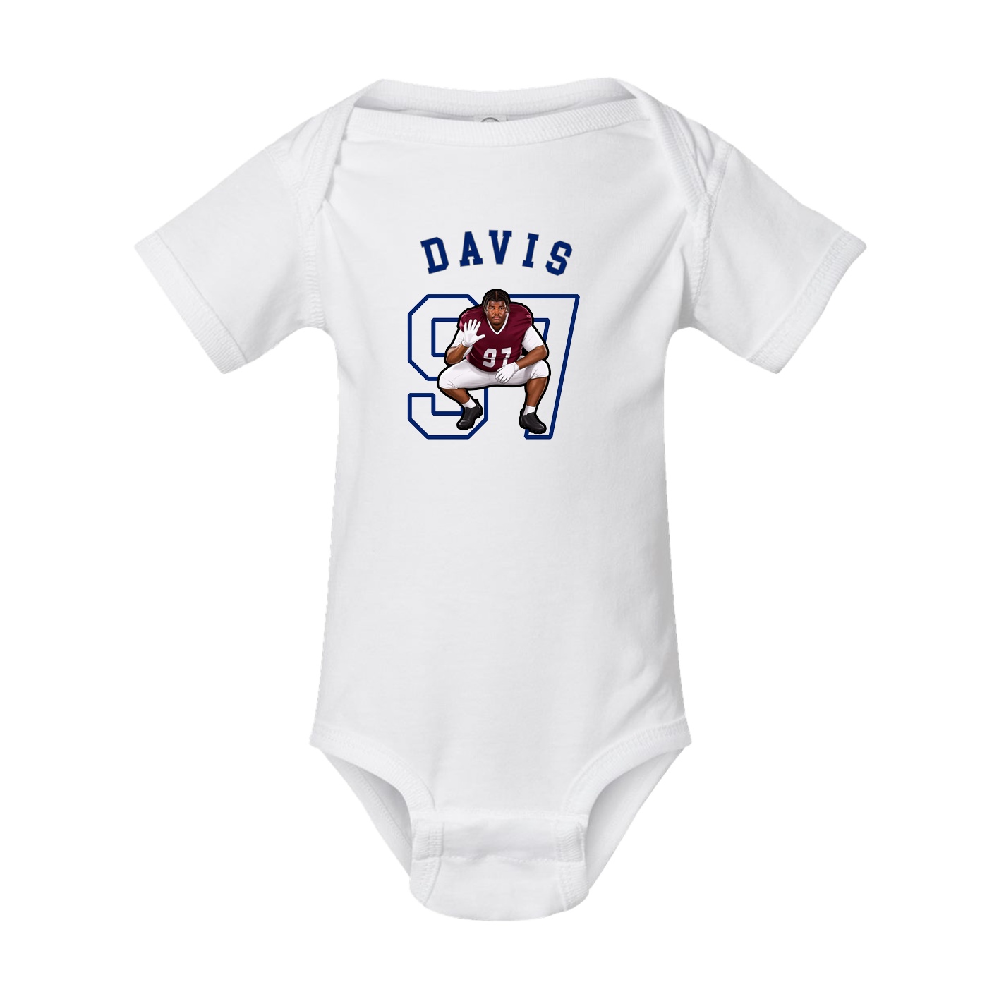 Baby Onesie — Shirsey Arch in White