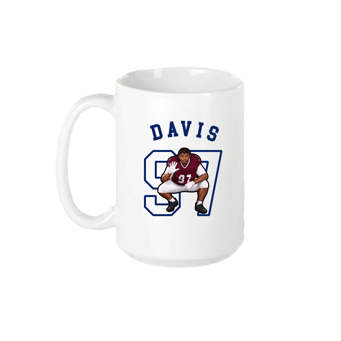 15oz Coffee Mug — Shirsey Arch in White