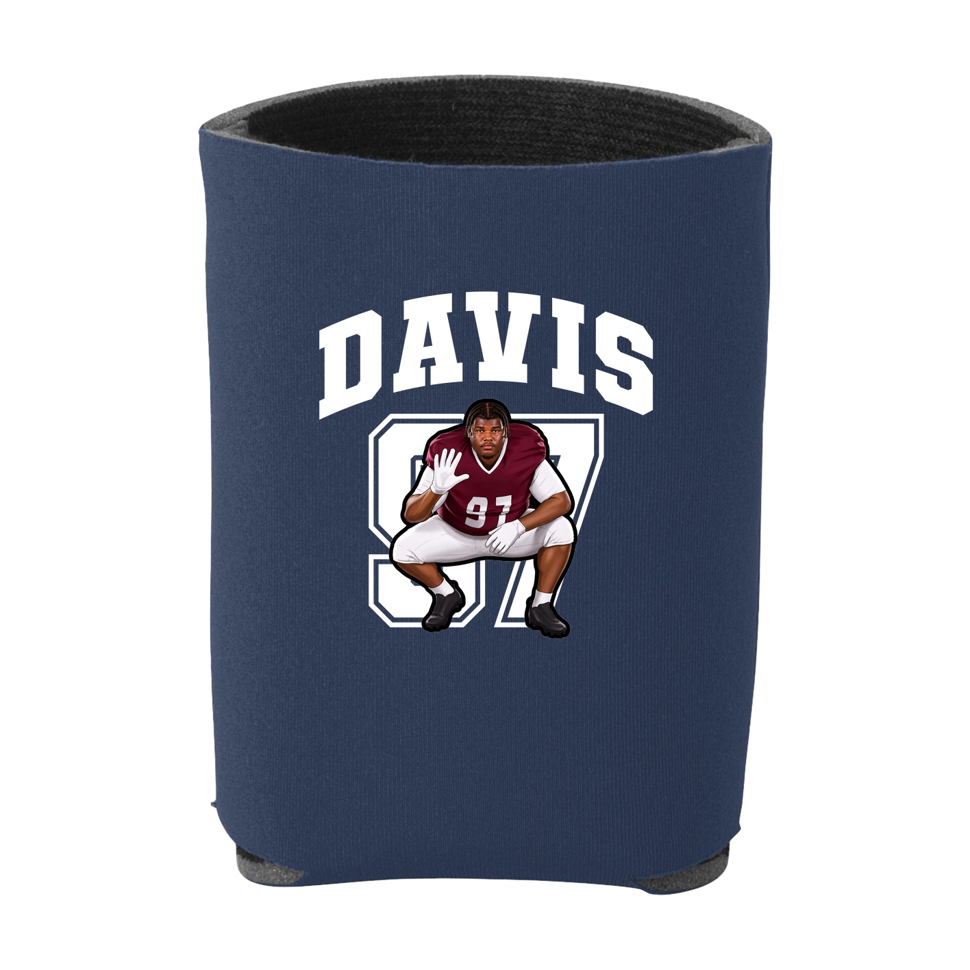 Can Holder — Number in Navy