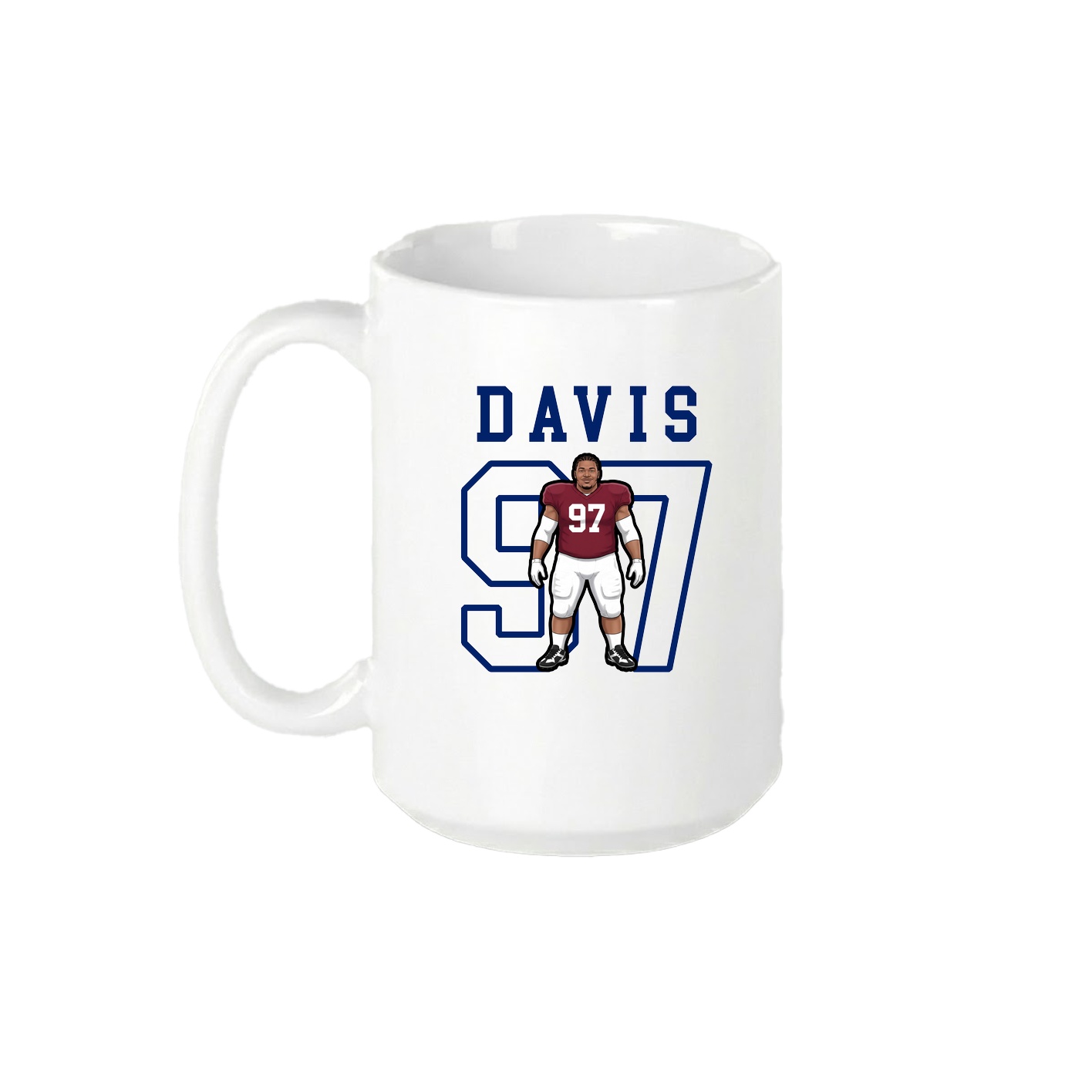 15oz Coffee Mug — Shirsey in White