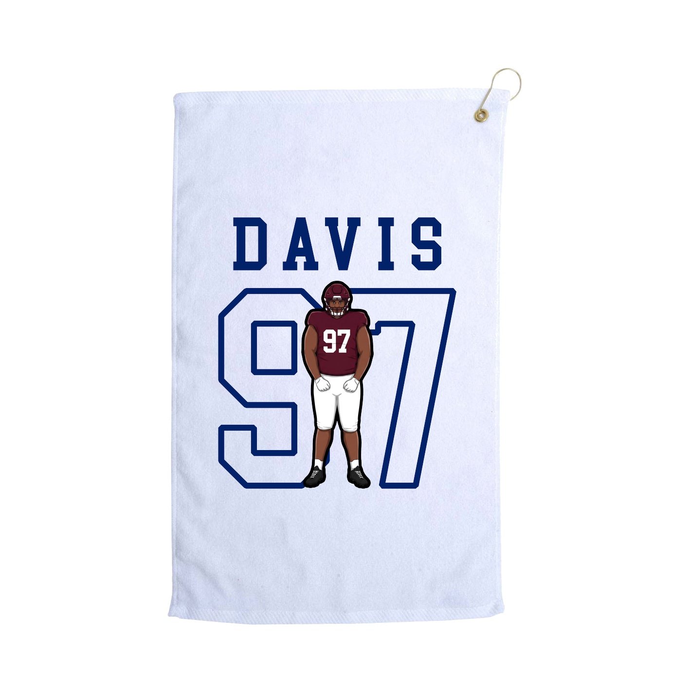 Golf Towel — Shirsey in White