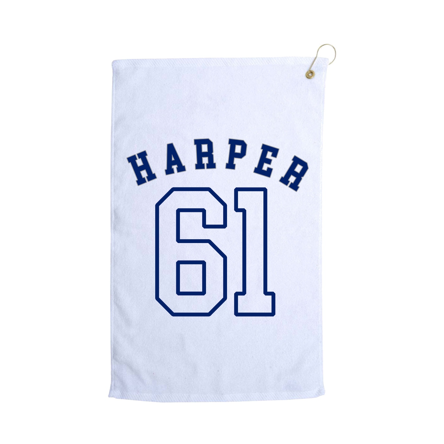 Golf Towel — Shirsey Arch in White