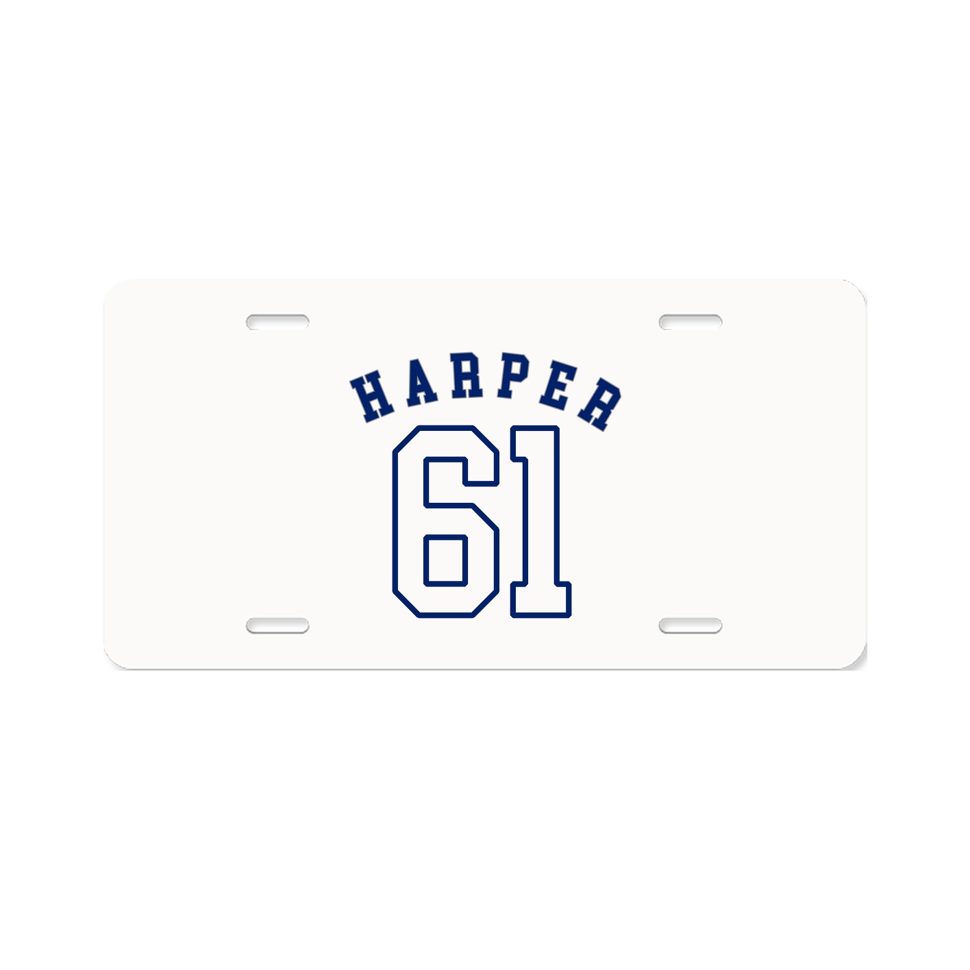 License Plate — Shirsey Arch in Classic