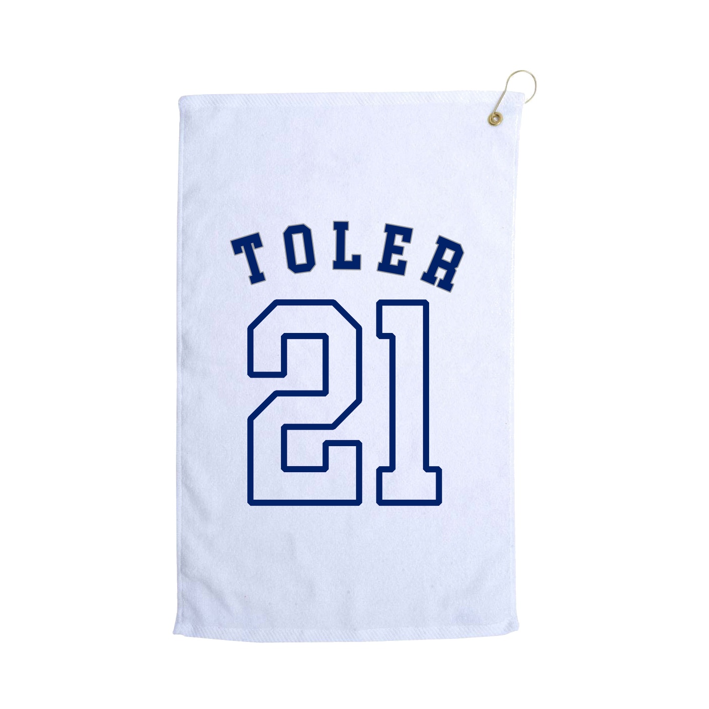 Golf Towel — Shirsey Arch in White