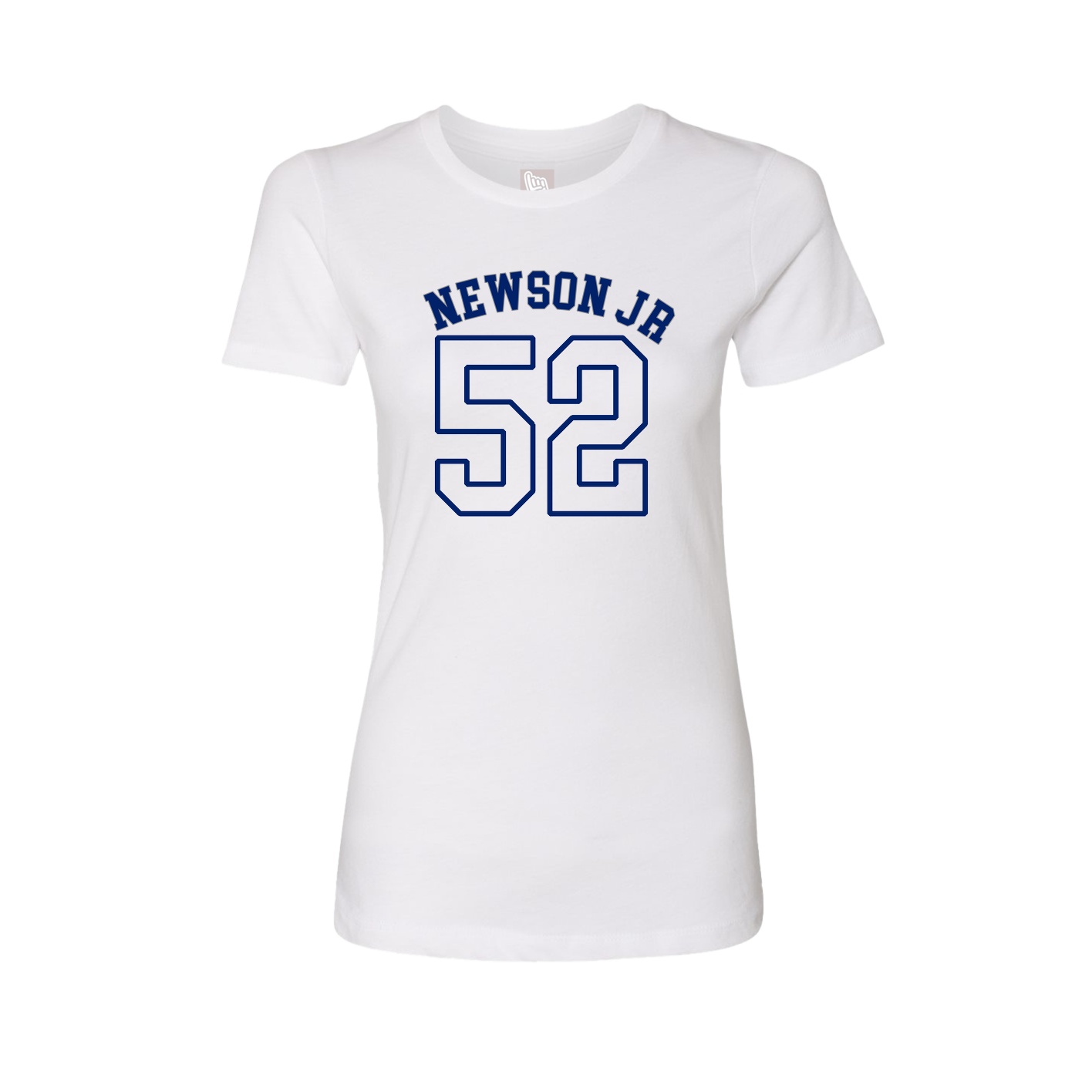 Fitted Women's Tee — Shirsey Arch in White