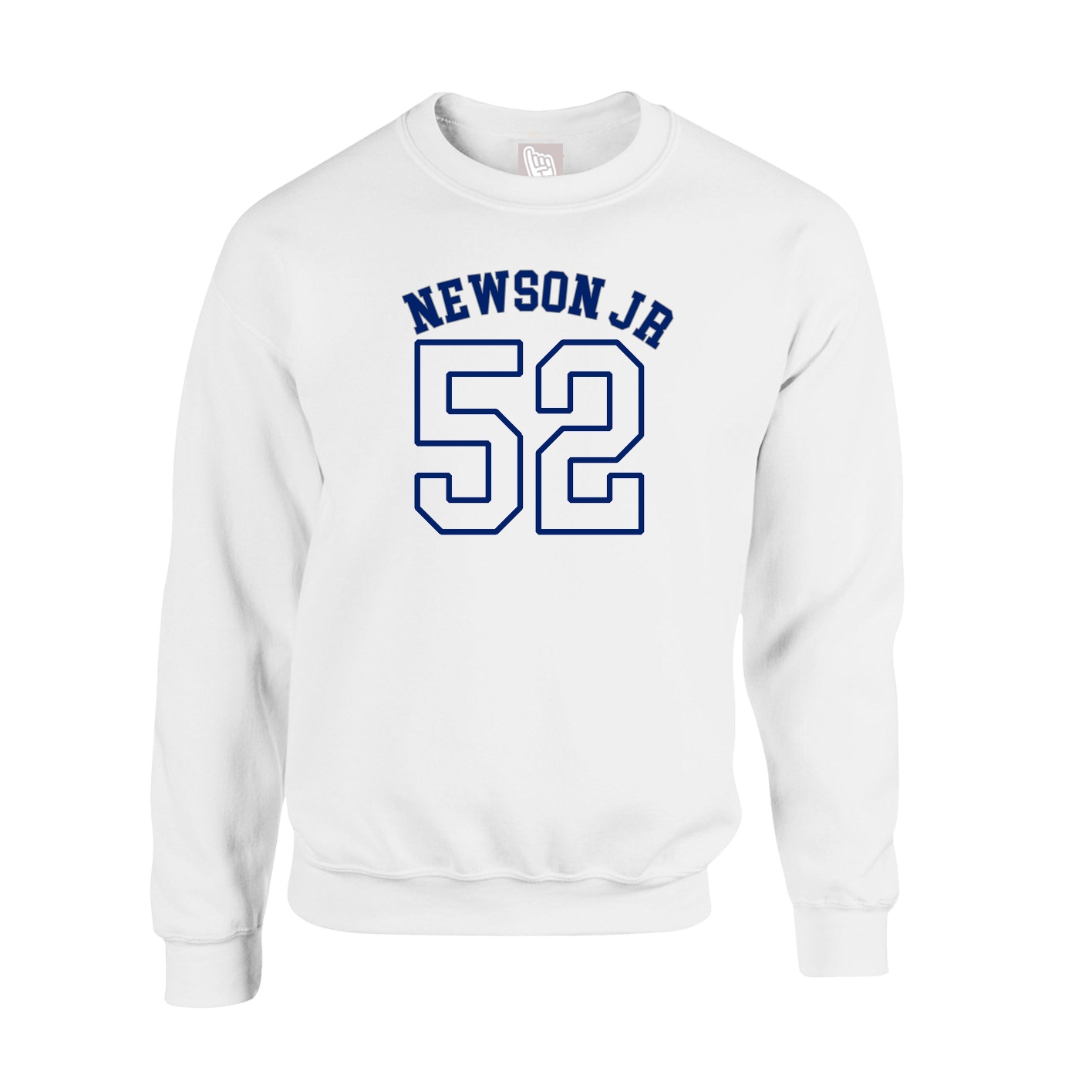 Fleece Crew — Shirsey Arch in White