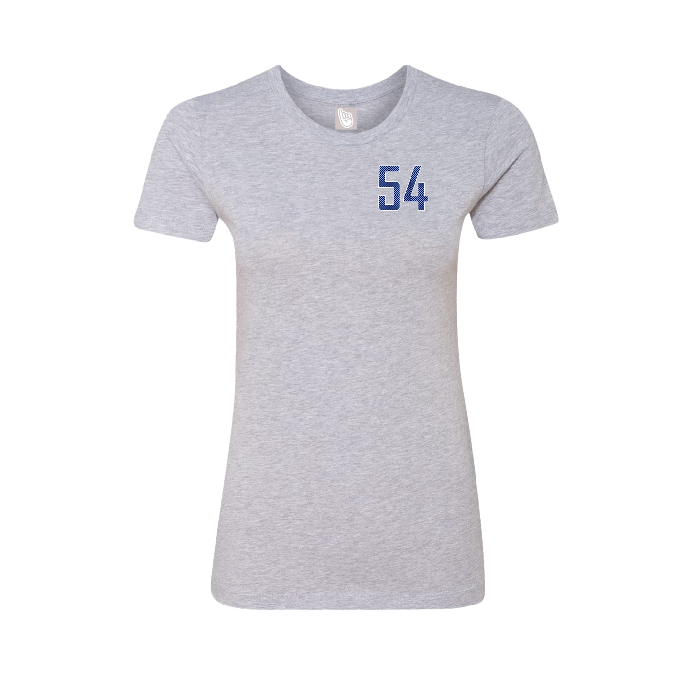 Fitted Women's Tee — Front Shirsy in Grey