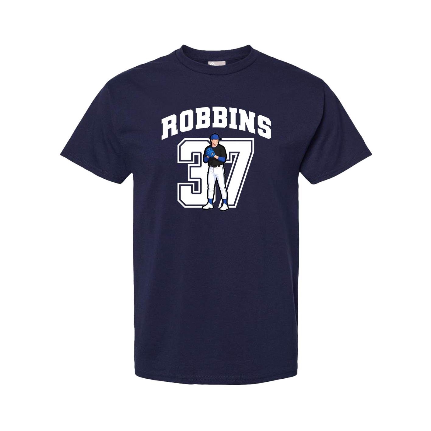 Tee — Number in Navy