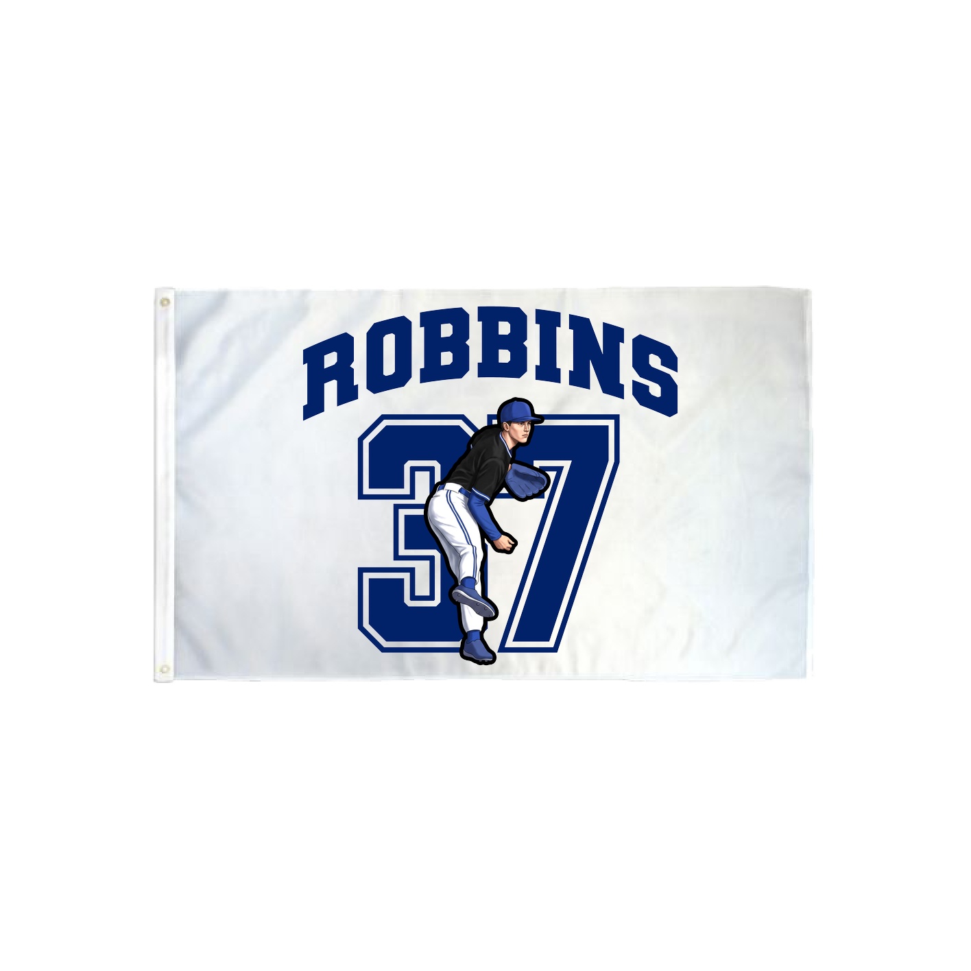 3x5 Flag — Number in Classic