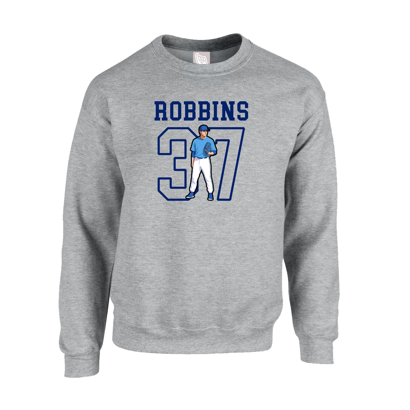 Fleece Crew — Shirsey in Grey