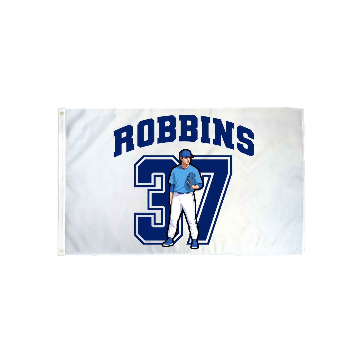 3x5 Flag — Number in Classic