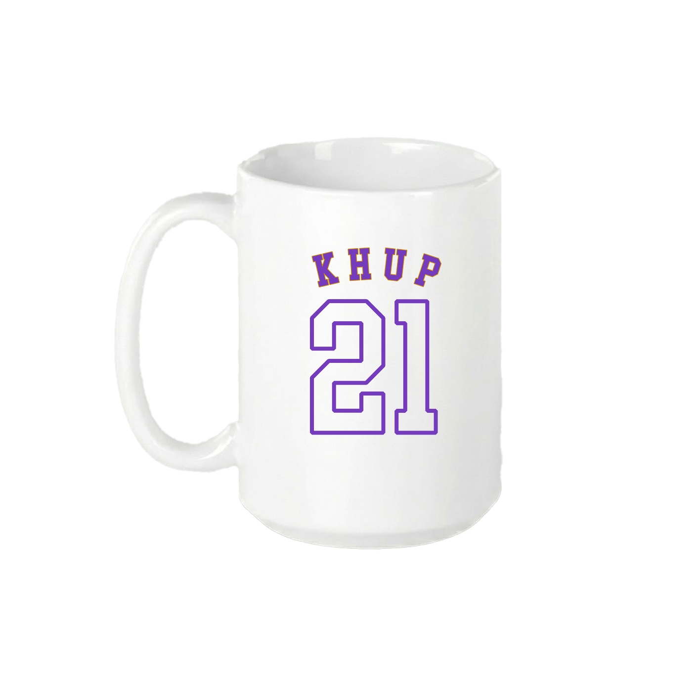 15oz Coffee Mug — Shirsey Arch in White