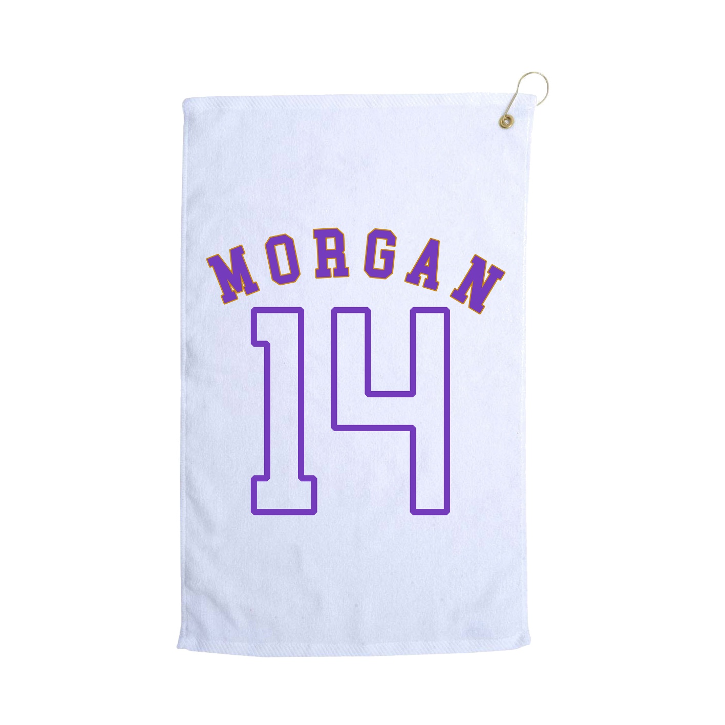 Golf Towel — Shirsey Arch in White