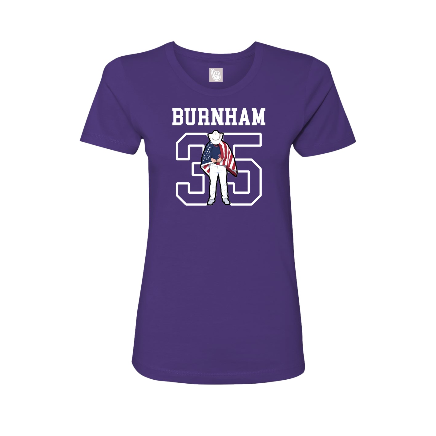 Fitted Women's Tee — Shirsey in Purple