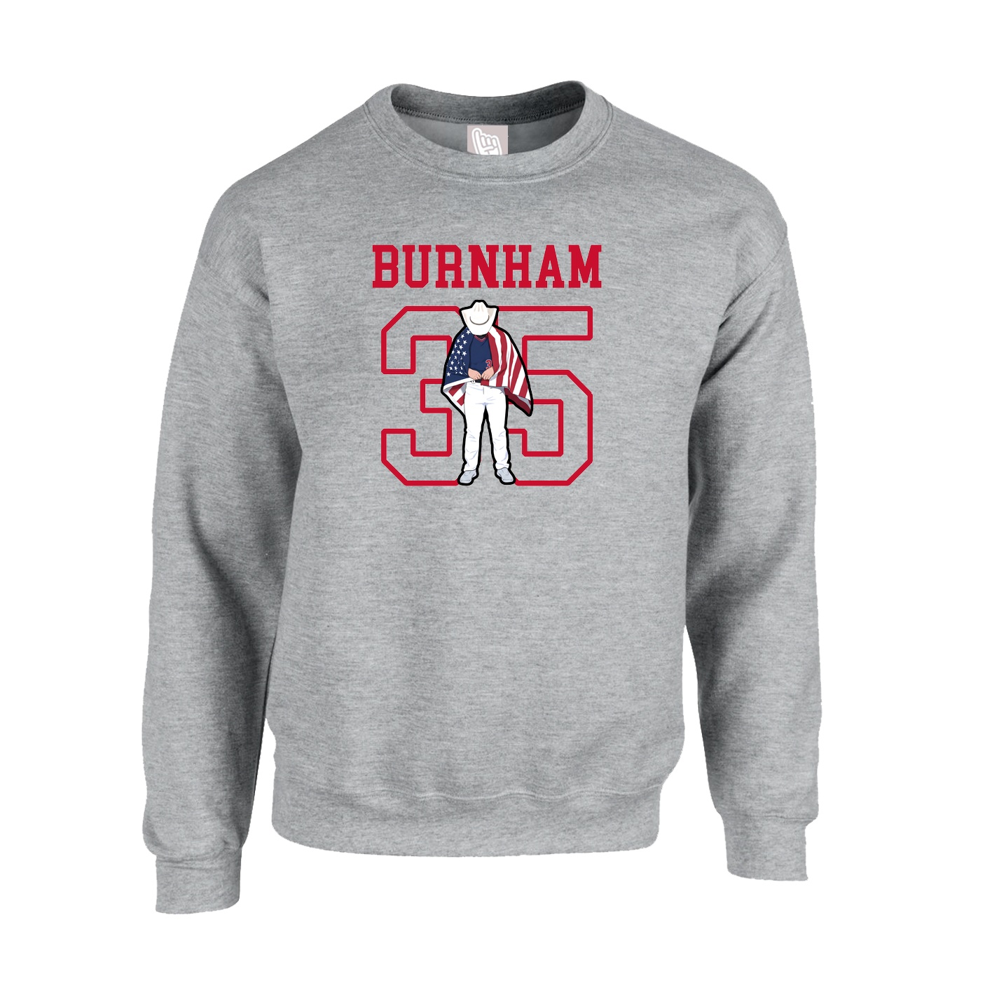Fleece Crew — Shirsey in Grey