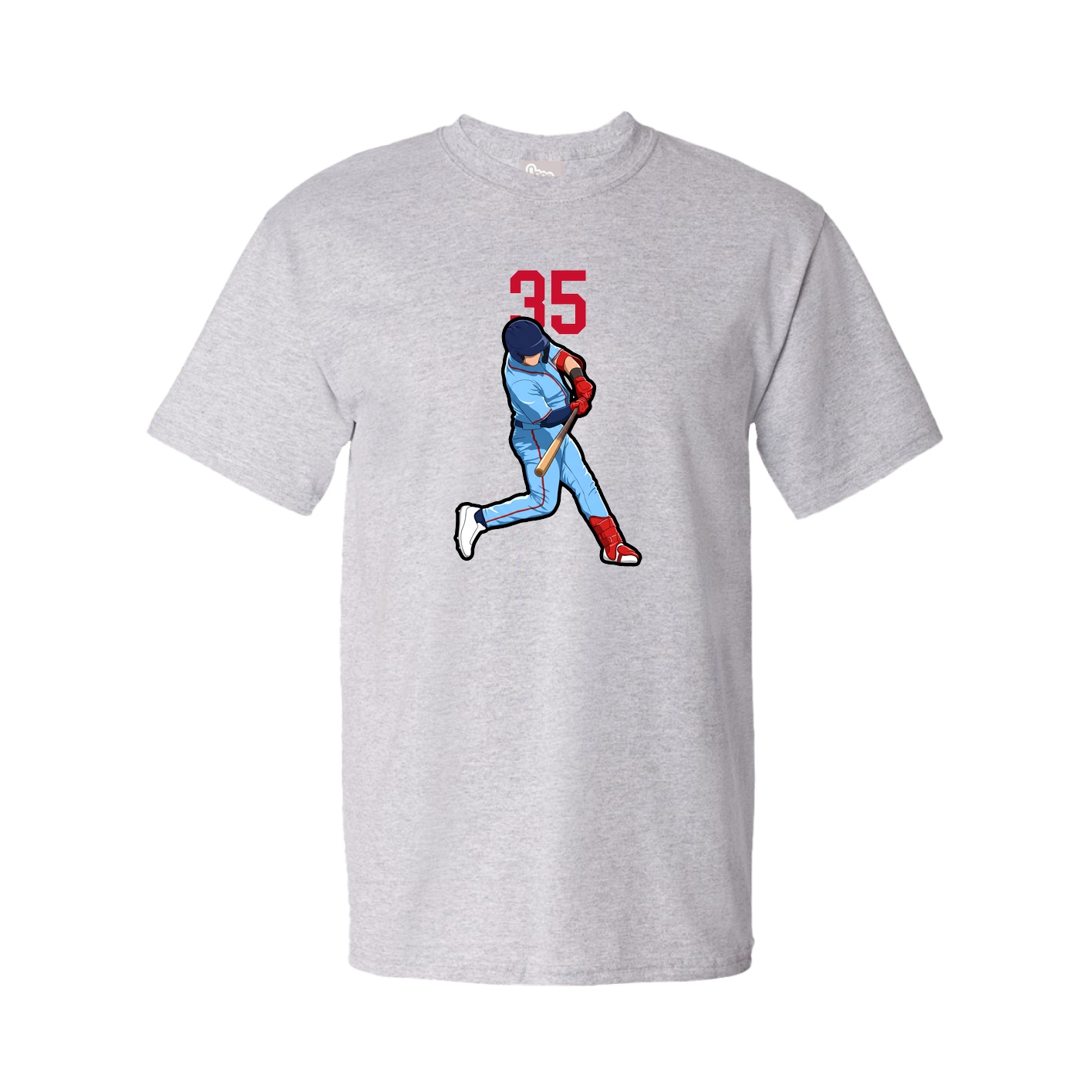 Tee — Number Top in Grey