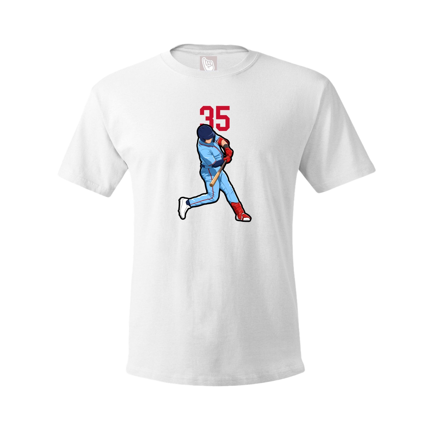 Tee — Number Top in White