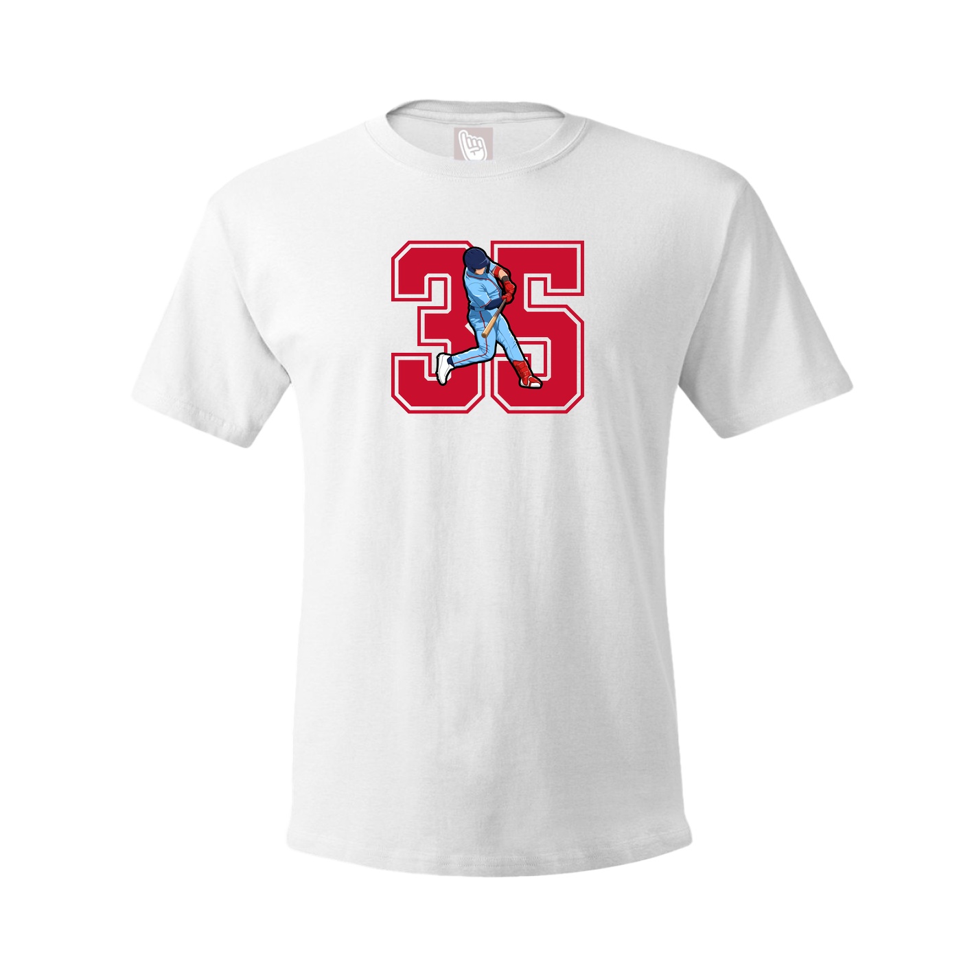 Tee — Number in White