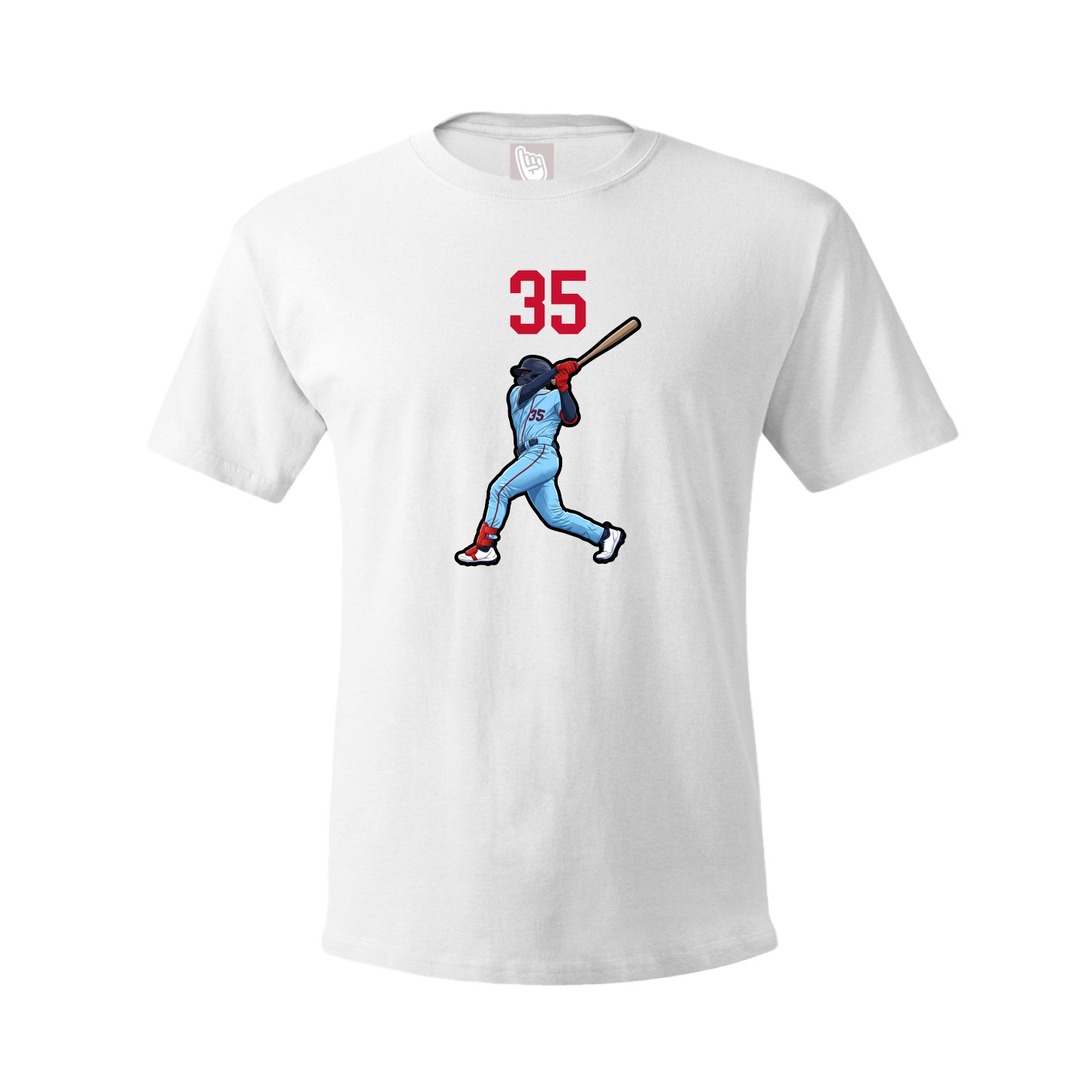 Tee — Number Top in White