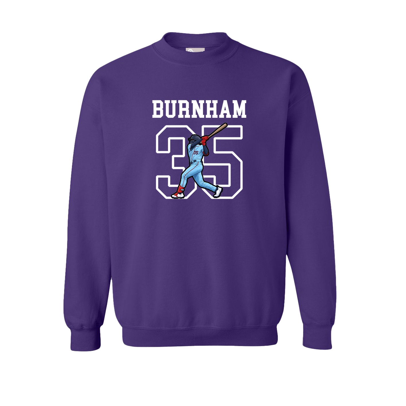 Fleece Crew — Shirsey in Purple