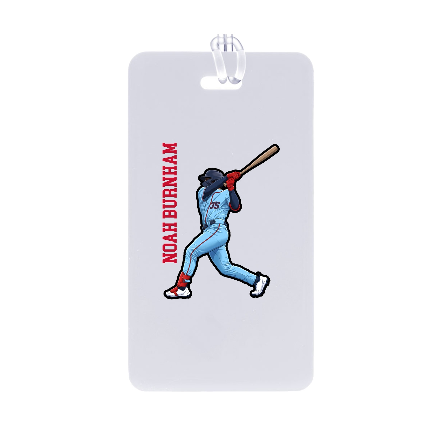 Bag Tag — Name Vertical in Classic