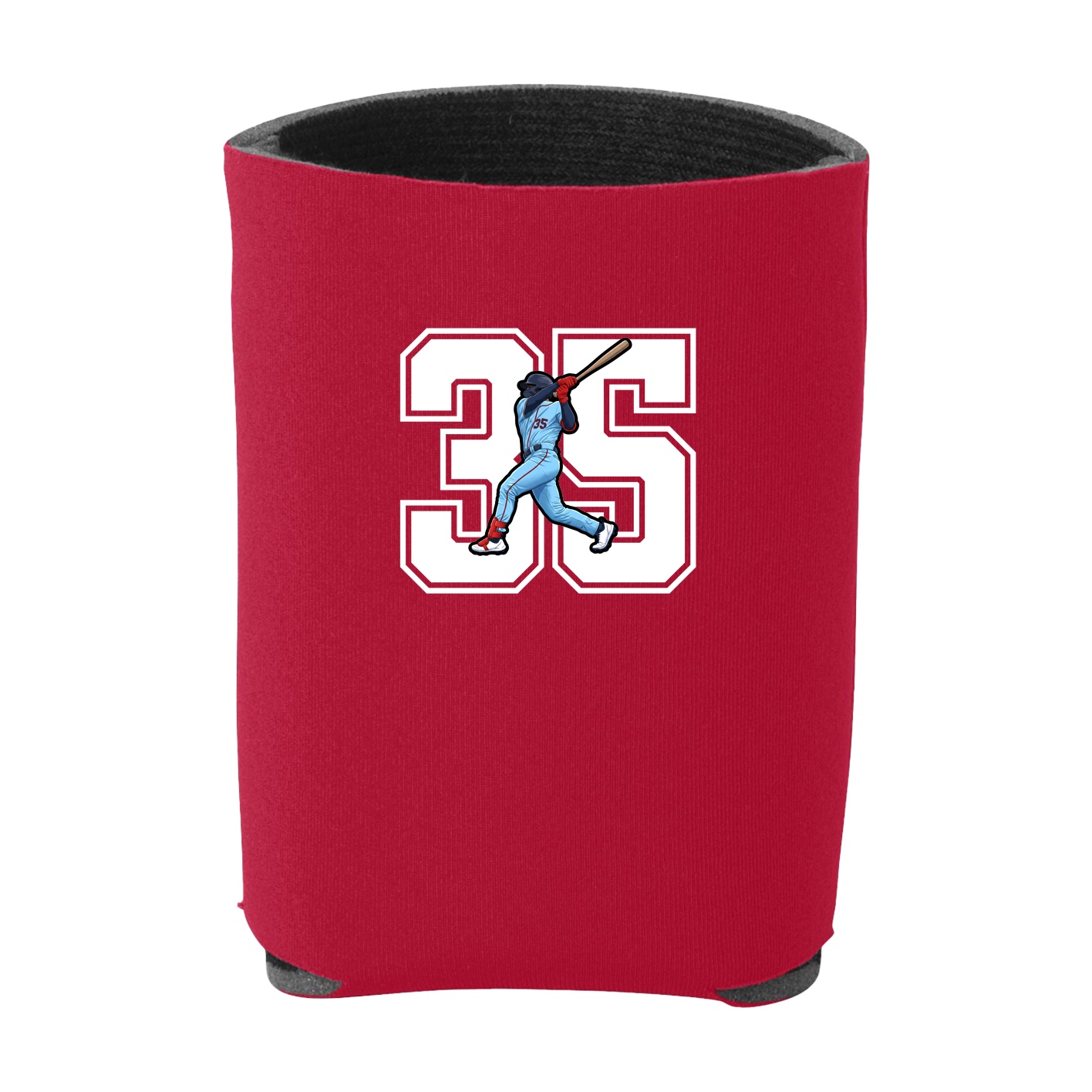 Can Holder — Number in Red