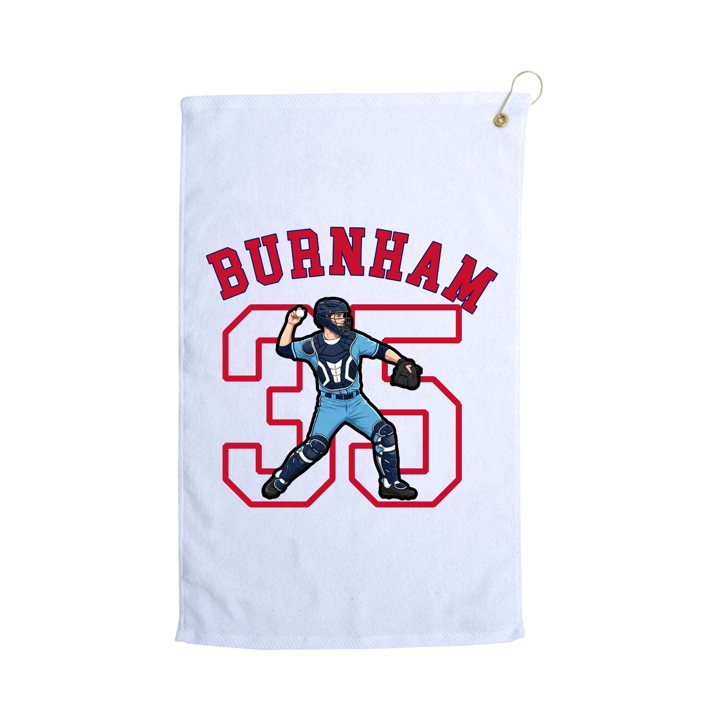 Golf Towel — Shirsey Arch in White