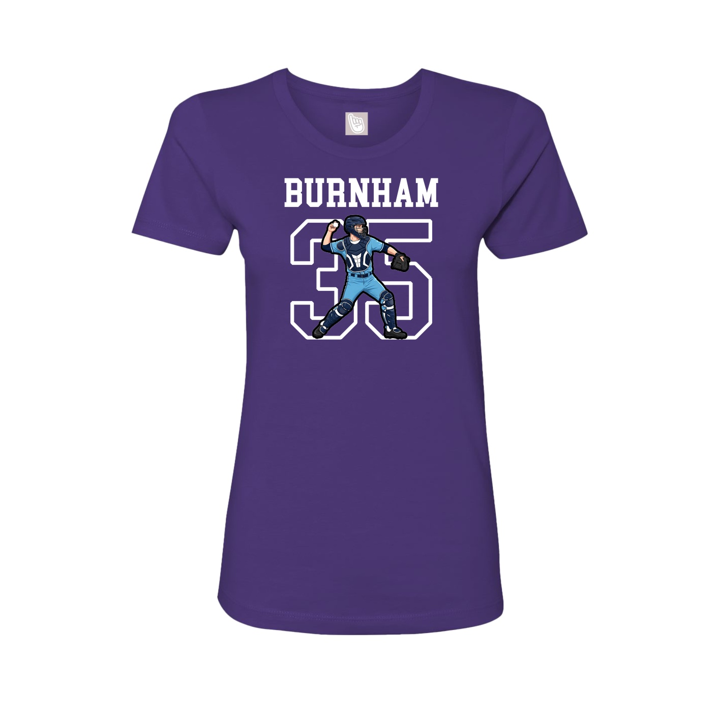 Fitted Women's Tee — Shirsey in Purple